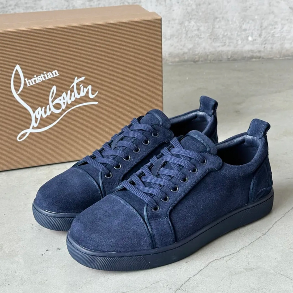 Обувь Christian Louboutin #D60K замша (син.)