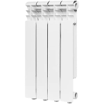 Радиатор алюминиевый ROMMER Profi 500 - 4 секции (подключение боковое, цвет белый)