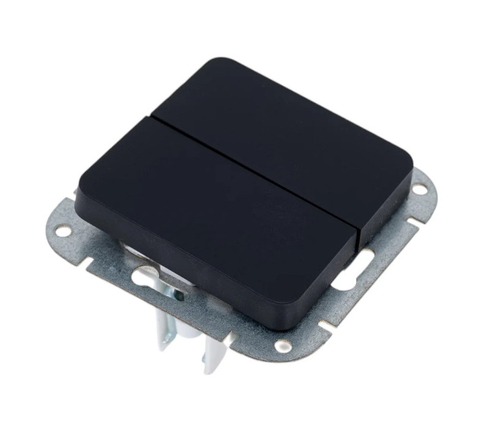 Выключатель 2-кл Bylectrica АСТРУМ 10А карбон С510-3502