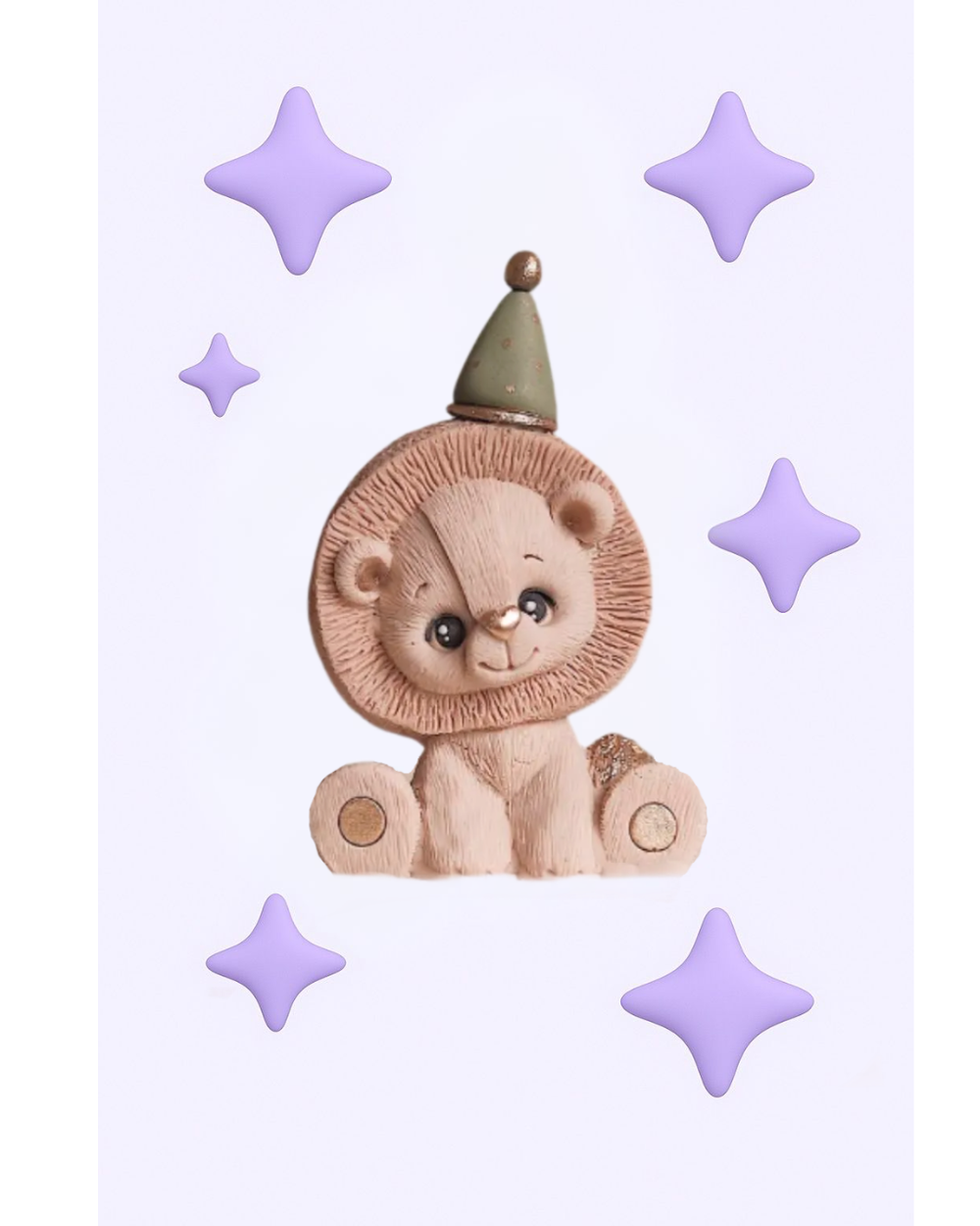 Шоколадная фигурка Львенок, 5*7*7,5 см