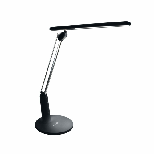 TLD-519 Black/10W/Светильник настольный/LED/800Lm/4 режима в диапазоне 2700-6400K/С диммером/Цвет-черный