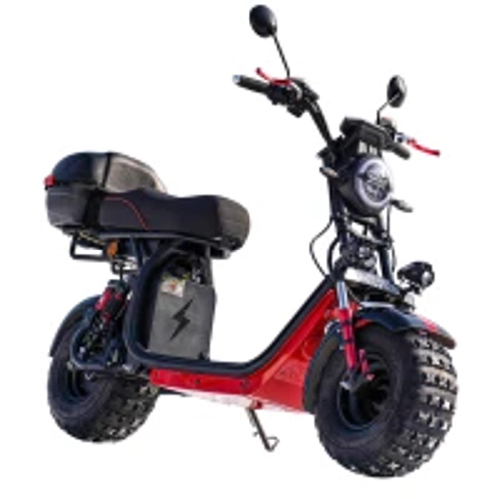 Электроскутер CityCoco WHITE SIBERIA BLACK SEA (SILVER) 5000W