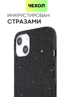 Чехол BROSCORP для Apple iPhone 13 оптом (арт. IP13-CRYSTAL-BLACK)