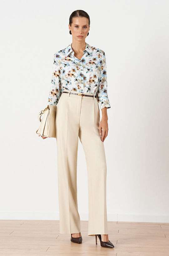 23194 Блузка женская (голубой принт)