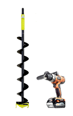 Ледобур Mora Ice Nova system black диаметр 110 мм ICE-MM0081