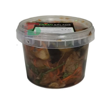 Баклажаны жареные с грибами 500г. Фрэш-салат