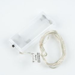 ULD-S0200-020-SСB-2AA PURPLE IP20 DEW Гирлянда светодиодная Роса на батарейках 2AA не в-к. 2м. 20 светодиодов. Фиолетовый свет. Провод медный. TM Uniel