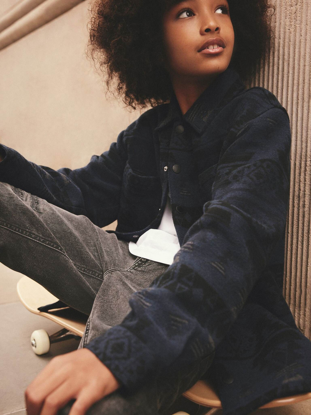 Рубашка для мальчика Next 585-836, Темно-синий