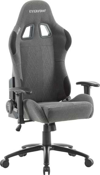 Геймерское кресло Everprof Ghost Ткань Серый