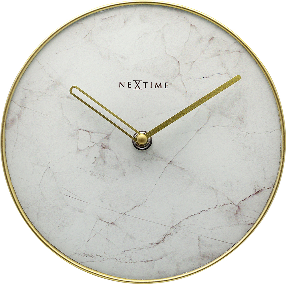 Настольные часы NeXtime Marble Table, металл, 20 см