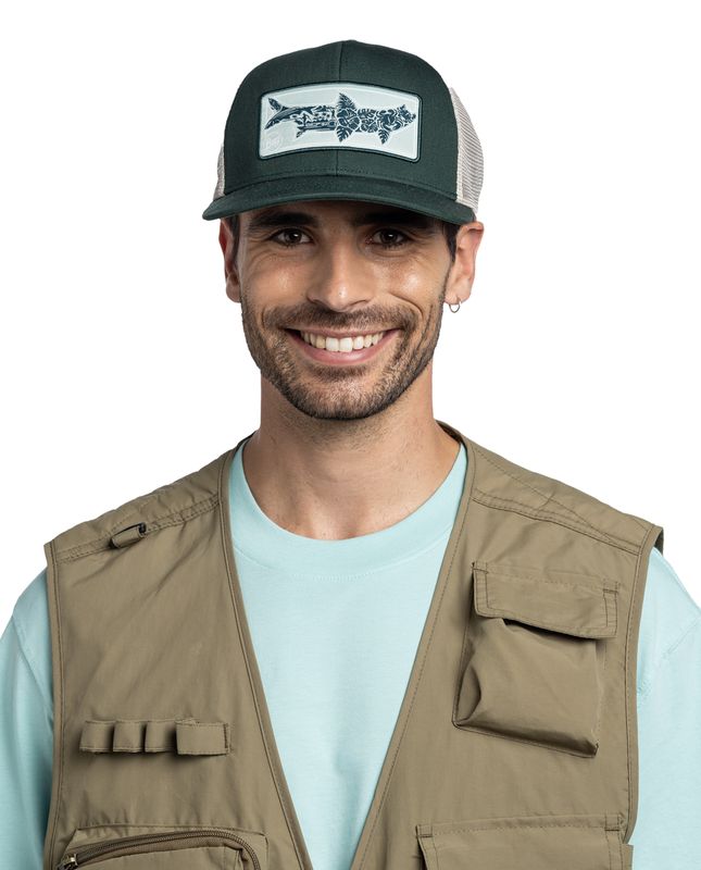 Кепка Buff Explore Trucker Cap Salty Green Фото 3