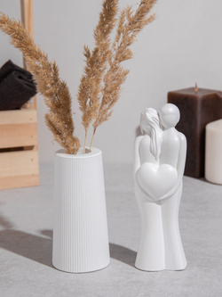 Статуэтка Пара с сердцем и Ваза Рифленая