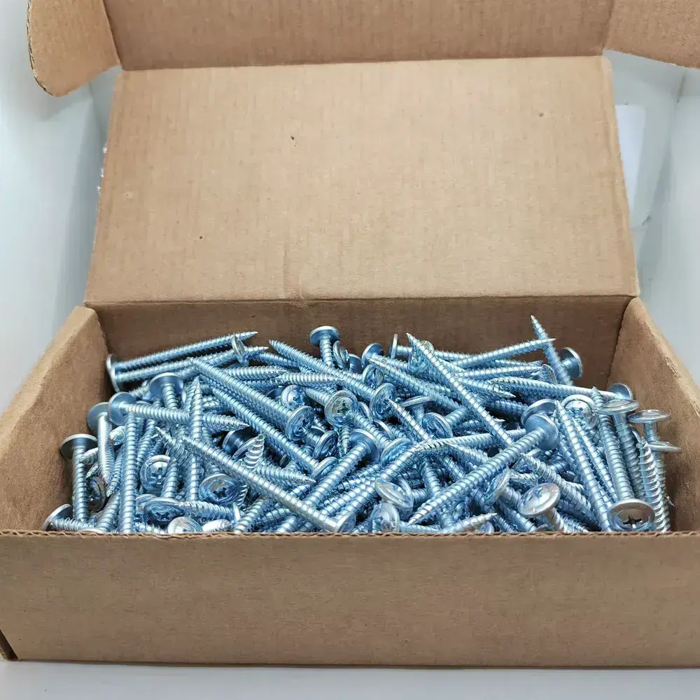 Саморез с прессшайбой 4.2х51 острый оцинк. 1кг