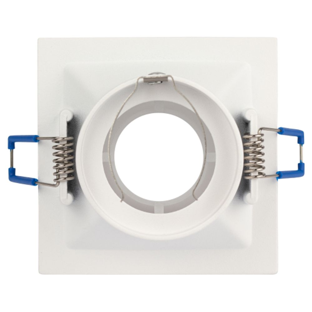 Встраиваемый светильник декоративный ЭРА KL102 WH MR16 GU5.3 белый | Декоративные встраиваемые светильники