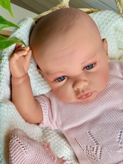 Кукла Реборн Marina and Pau 45см Ane мягконабивная (M3040)