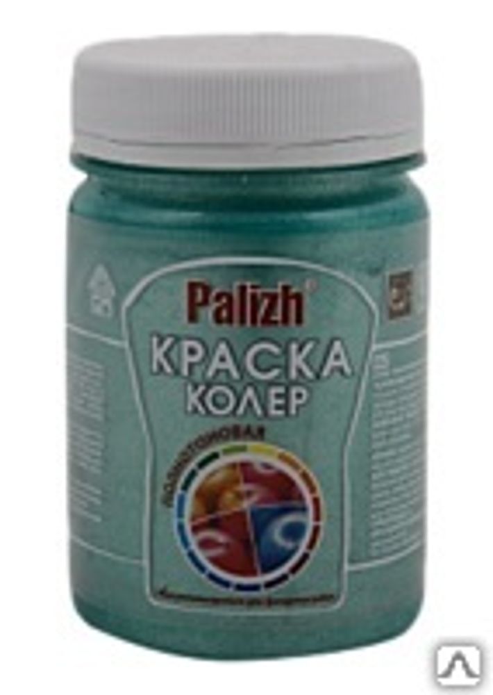 Краска-колер Декоратор акрил. универ. &#39;&#39;Palizh&#39;&#39;  № 175 изумруд металлик  0,25кг