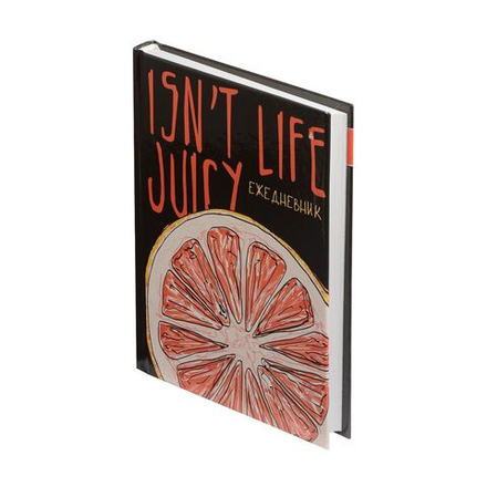 Ежедневник недат. А6 128л., 7БЦ "Juicy life. Грейпфрут" кл., глянц.лам.
