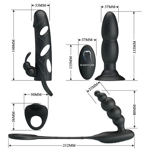 Стильный набор секс-игрушек Pretty Love Master Hunter BW-012013