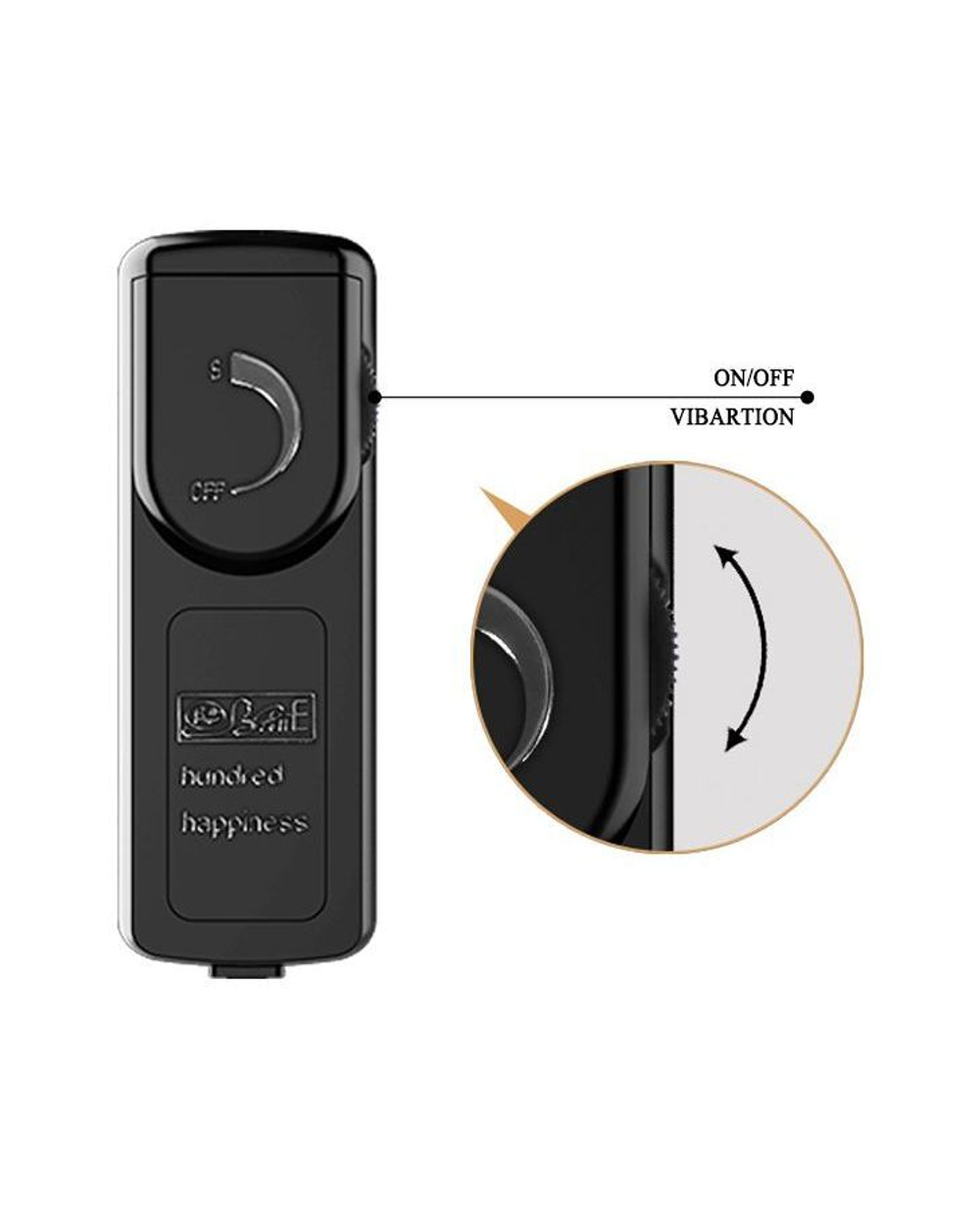 Телесный вибромассажер-ротатор Ken - 20 см. (Цвет: телесный)