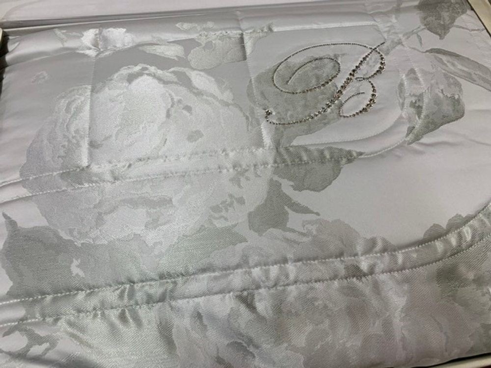 Покрывало 270x270 Blumarine Millelucci silver серебряное