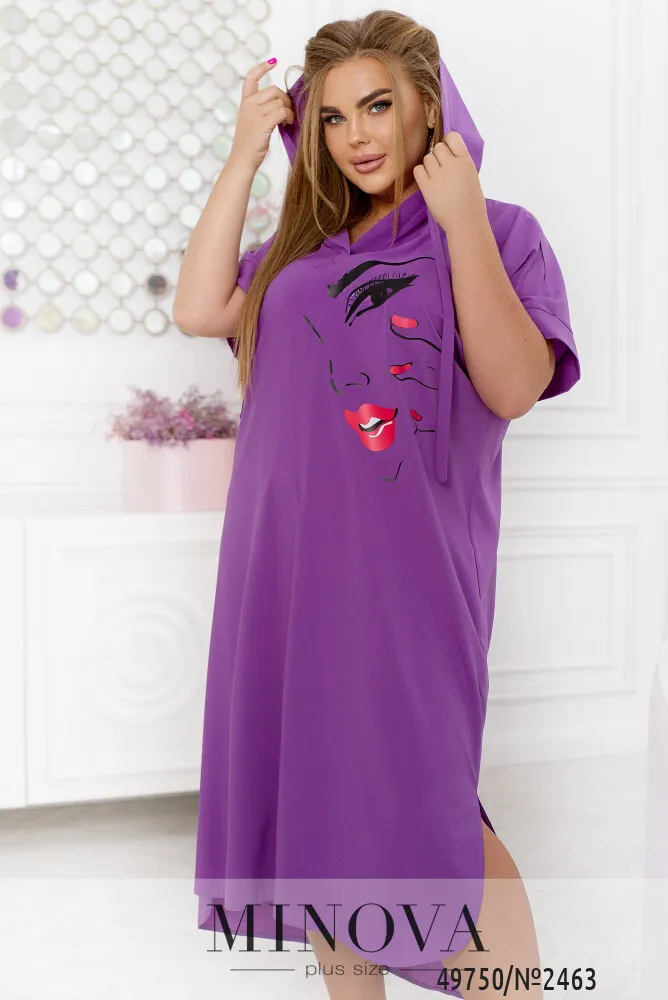Платье 2463-сиреневый Minova