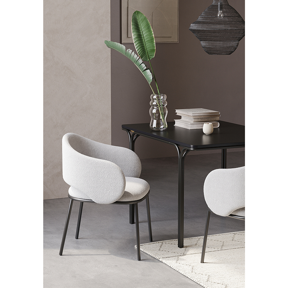 Стул Bergenson Bjorn Coastal, букле, дымчато-серый