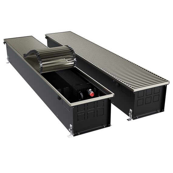 Конвектор внутрипольный Royal Thermo ATRIUM TURBO-190/250/2800-DG-U-DB — (1)