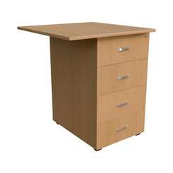 Тумба приставная ТФ216 600х600х760, бук