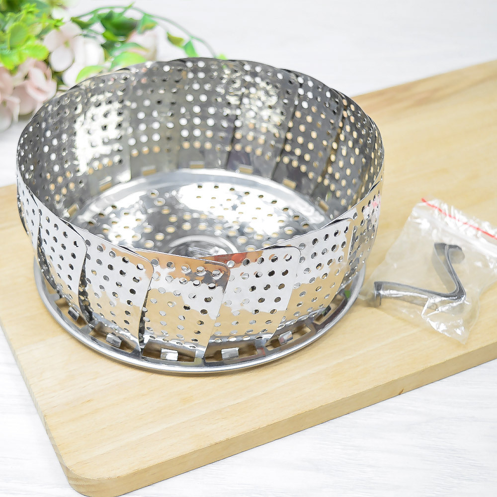 Пароварка 28см складная AZS 5807- 2