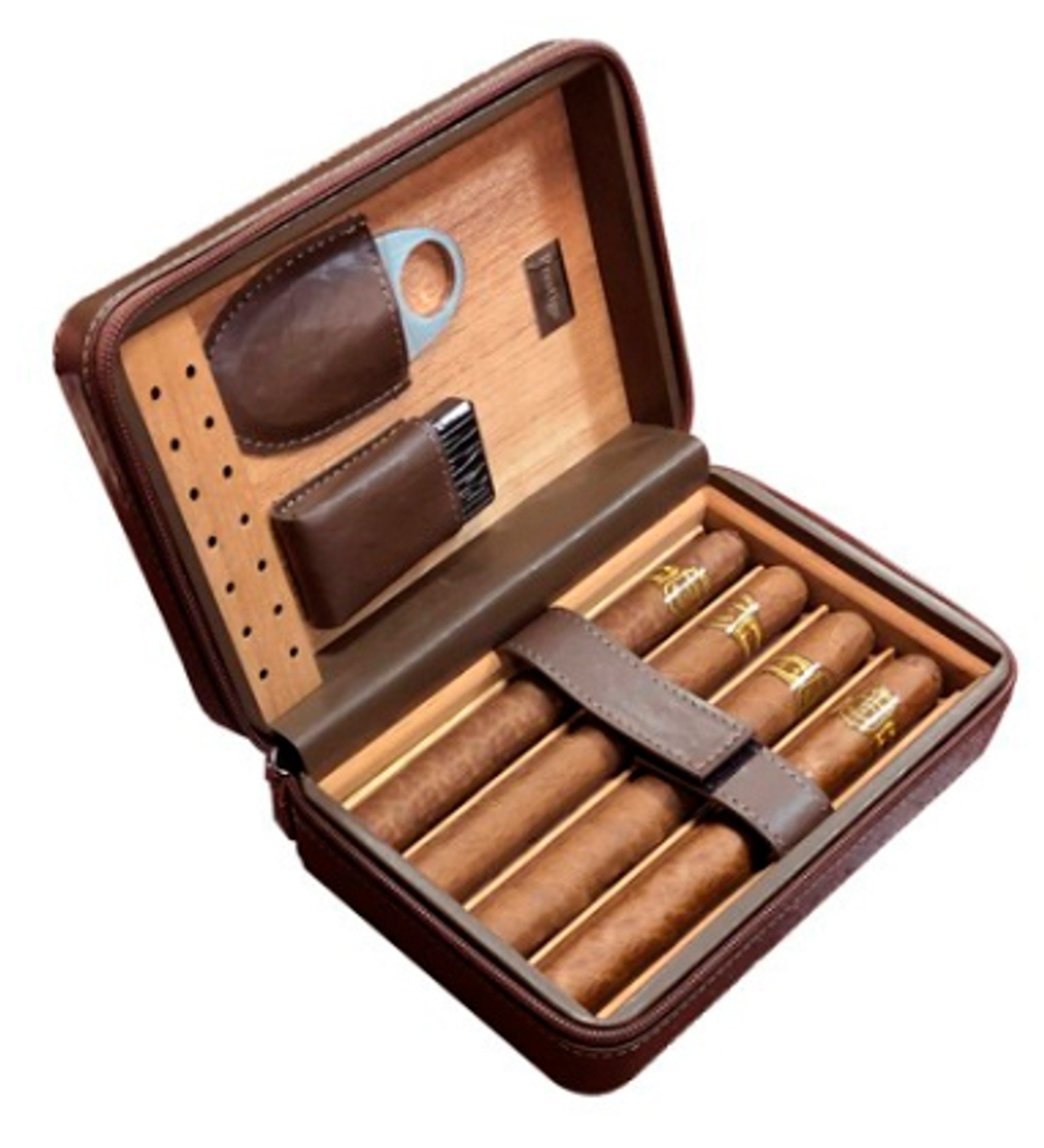 Хьюмидор Афисионадо Manhattan Brown XL дорожный на 4-8 сигар