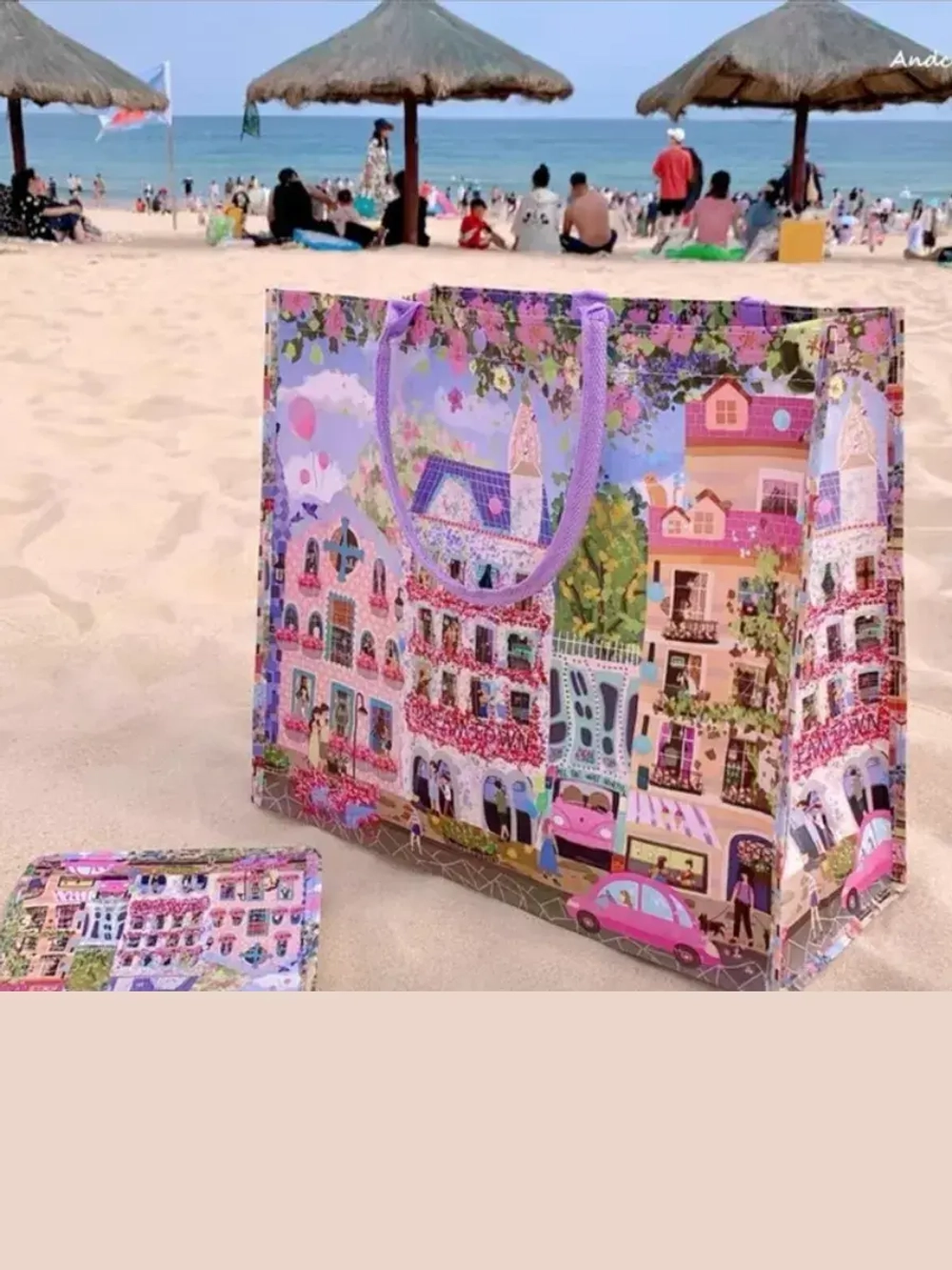 Сумка шоппер на плечо хозяйственная