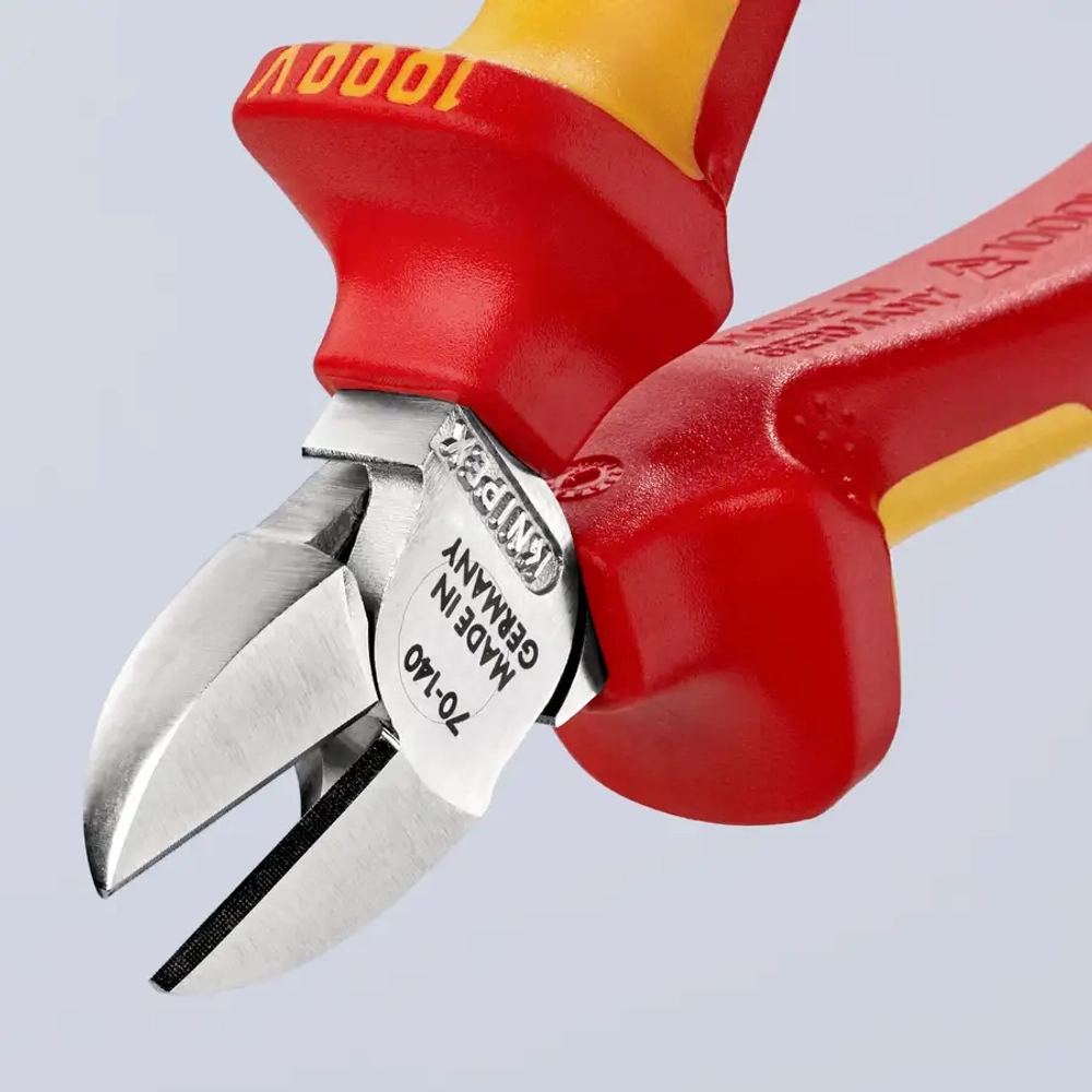 Кусачки боковые хромированные 140 мм Knipex 70 06 140