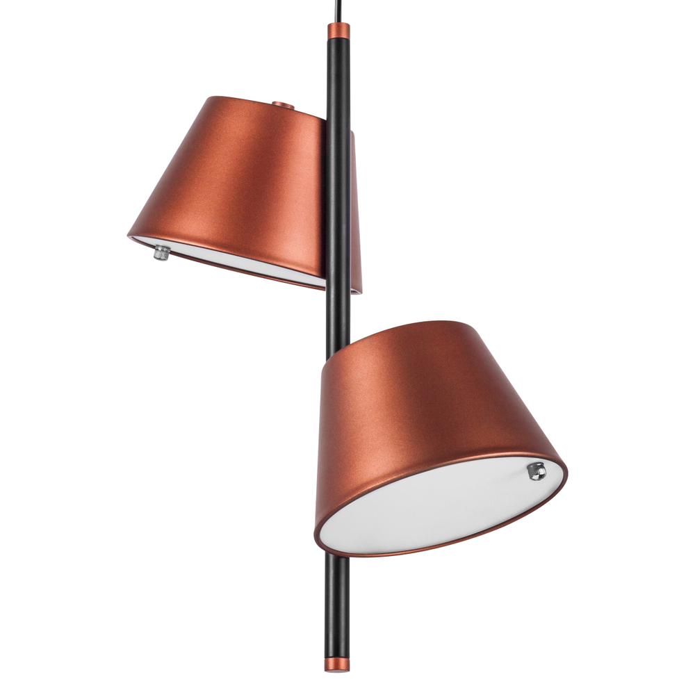 719223 Люстра CAPPE 2x40W GX53 ЧЕРНЫЙ/КРАСНЫЙ