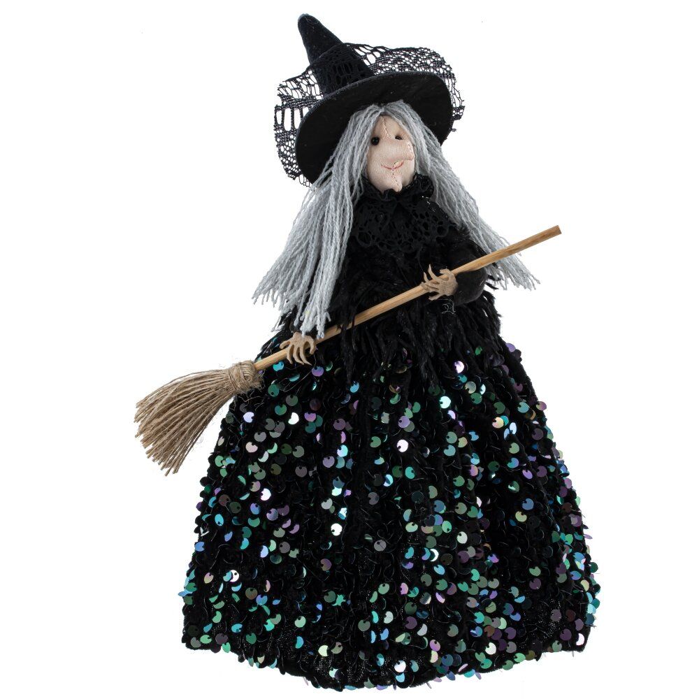 GAEM Изделие декоративное "Баба Яга", L15 W15 H28 см, 3в.