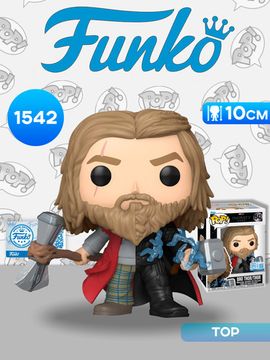 Фигурка Funko POP! Bobble Marvel Infinity Saga Split Bro Thor/Thor (Exc) (1542) 88472 / Фигурка Фанко ПОП! по мотивам вселенной "Марвел", Тор Одинсон