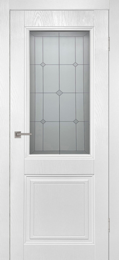 Берген (эмаль Белая) со стеклом