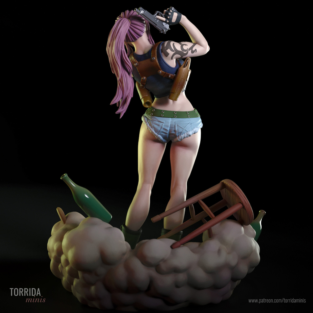 Фигурка Реви Пираты Чёрной лагуны Revy Black Lagoon Rebecca