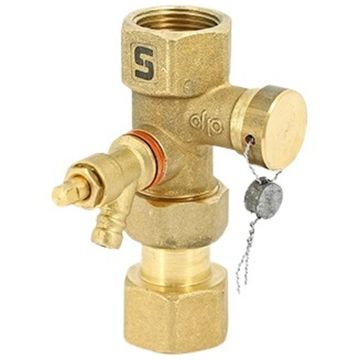 Вентиль отсечной Uni-Fitt 3/4" ВР пломбируемый для расширительных баков (261G3000)