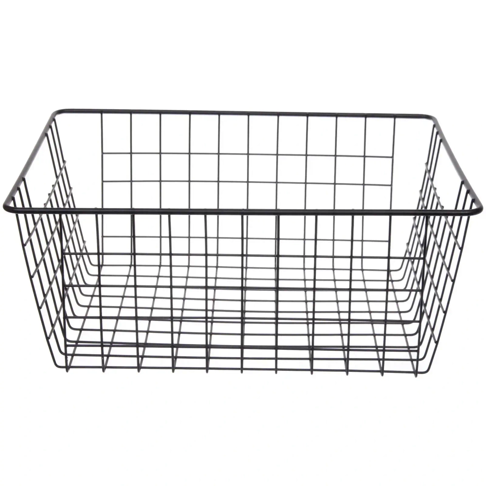 Корзина металлическая универсальная «ФАРГО», цвет черный, 35.5*29*15,5см (лейбл)