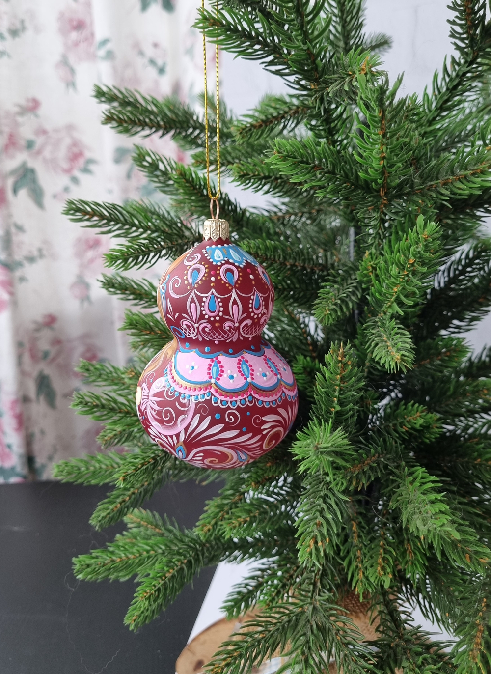 Матрёшка стеклянная Мария