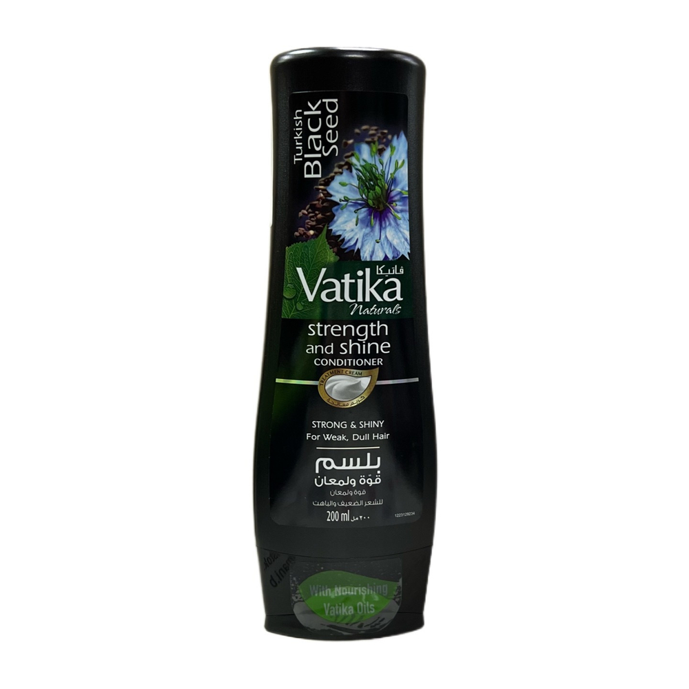 Кондиционер Dabur Vatika Turkish Black strength and shine seed семена Черного тмина 200 мл