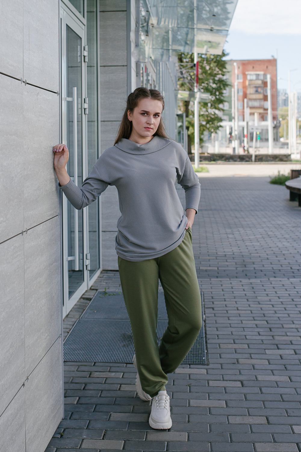 Пуловер 3033АЕ, серый #66С033033АЕ