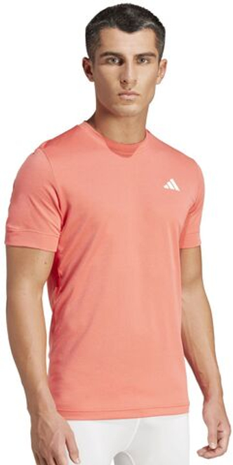 Мужская теннисная футболка Adidas Tennis Freelift T-Shirt - preloved красный
