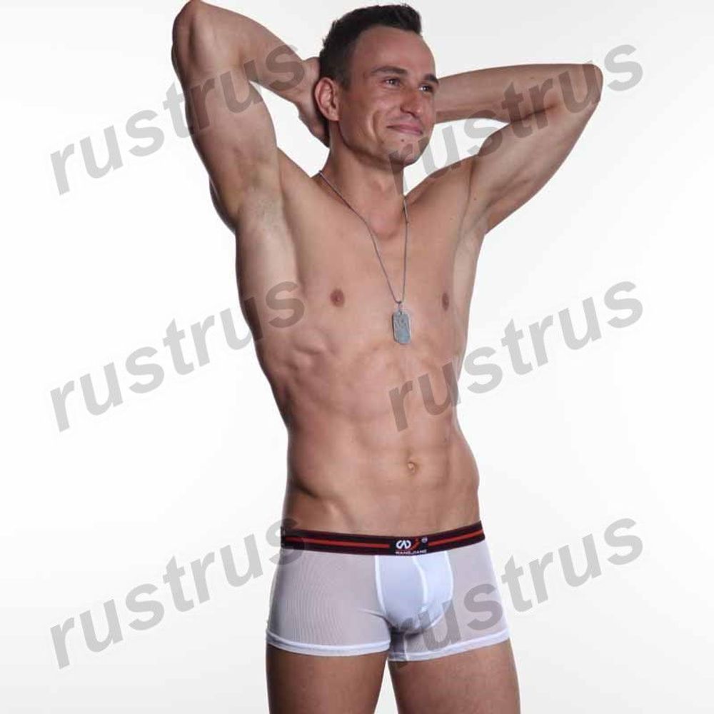 Мужские трусы хипсы белые WANGJIANG WG00105