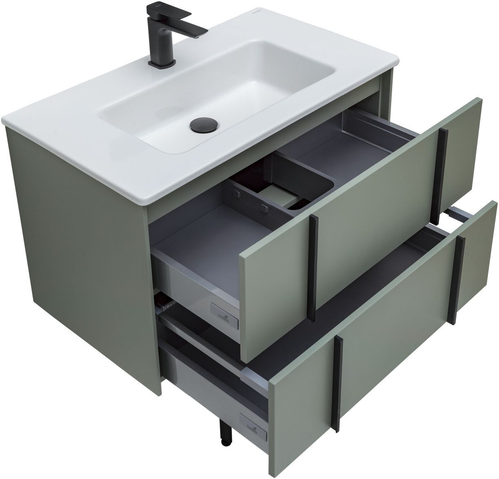 Тумба с раковиной Allen Brau Reality 1.32005.CGM 80 cement grey matt