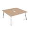 10БДВ.285 Стол системы БЕНЧ, сдвоенный, на 2 рабочих места (1800*1635*750)