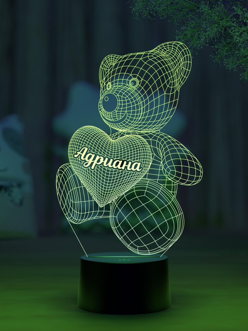 Ночник "Мишка с именем Адриана"