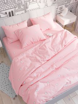 Наволочка комплект 2шт Сказка "Спящие звезды" 70х70 см, перкаль