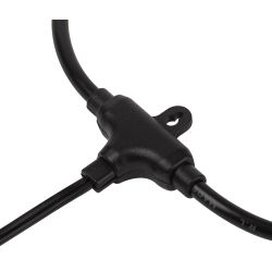 Гирлянда ЭРА ERABL-FIL1 светодиодная новогодняя нить уличная на подвесах 4,5 м теплый белый 10 LED