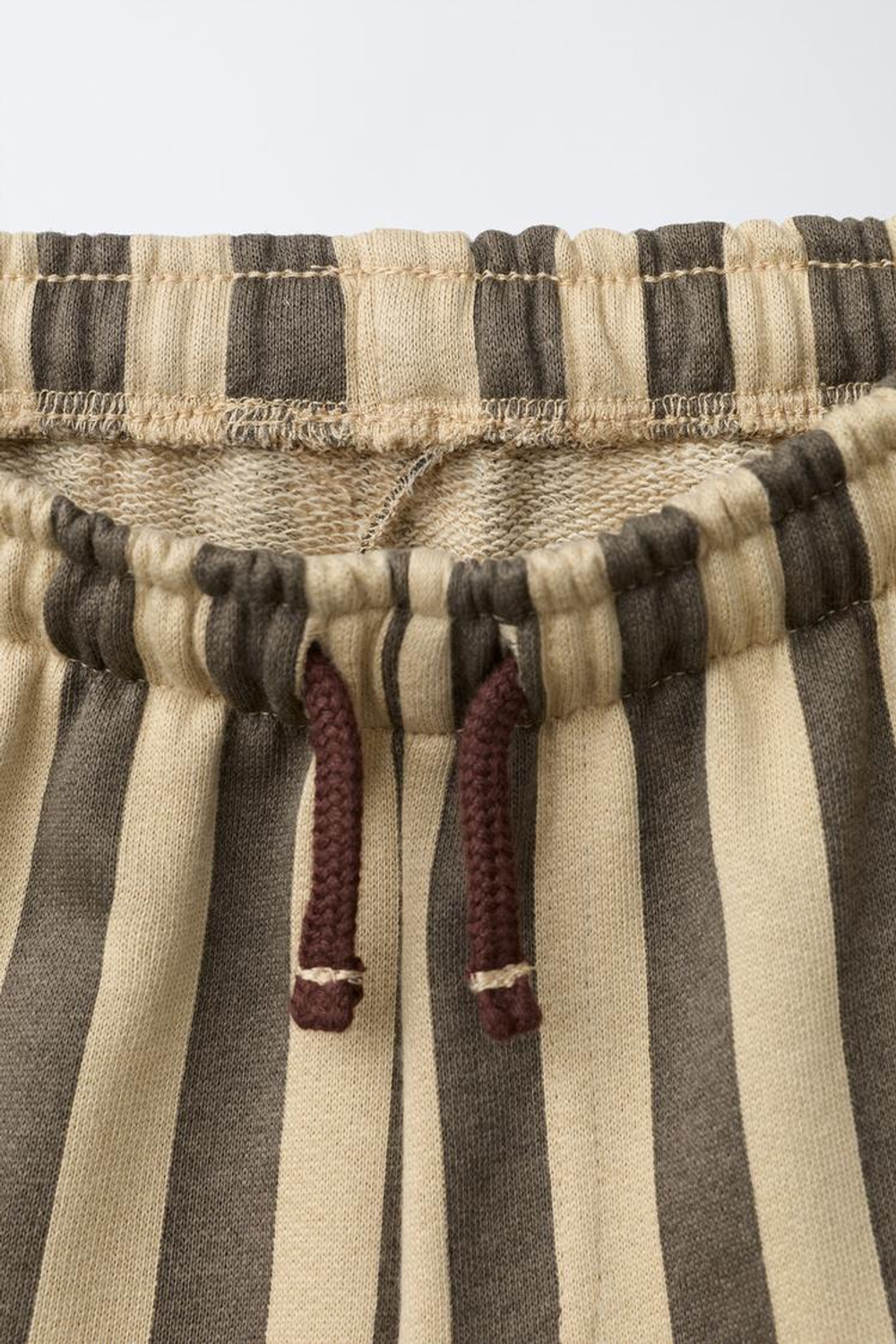 ZARA БРЮКИ ИЗ МЯГКОЙ ТКАНИ В ПОЛОСКУ, В ПОЛОСКУ